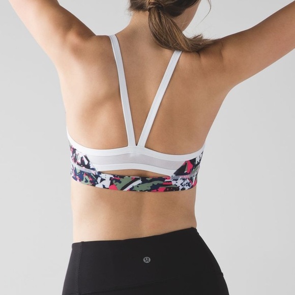 Lululemon Rise & Run Bra Pop Boom Juice Multi - Picture 3 of 10